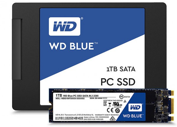 西数发布首款消费级SSD：同样分蓝盘、绿盘